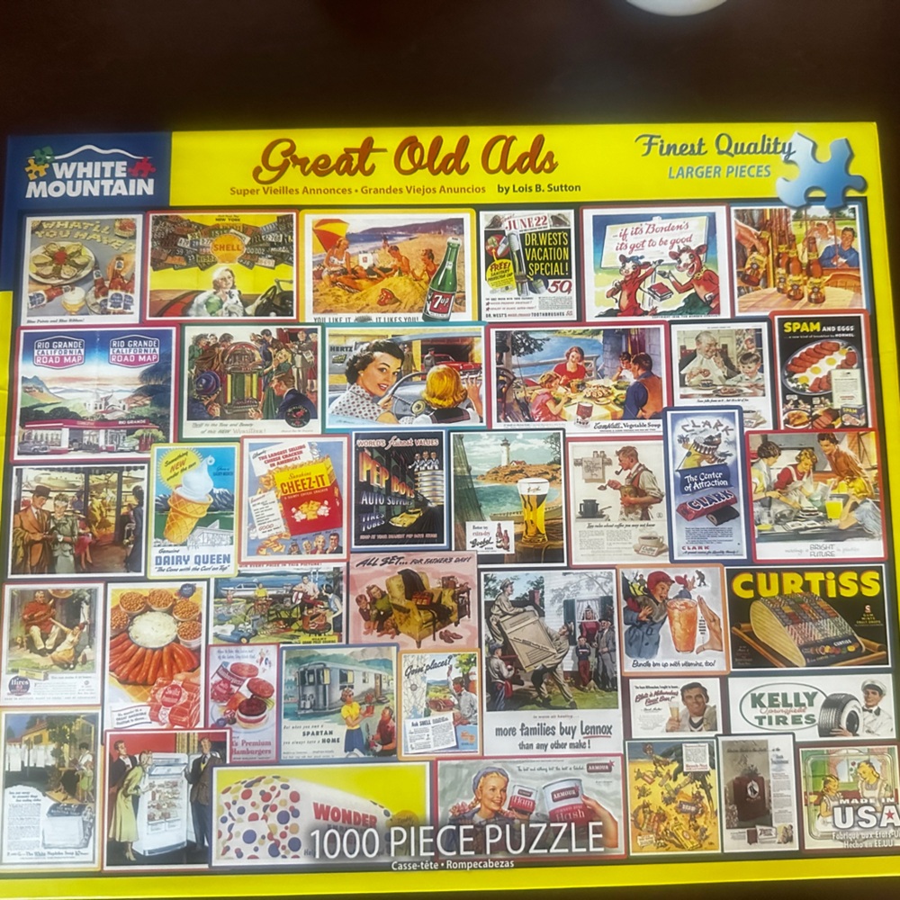 Great Old Ads 1000 Piece Puzzle